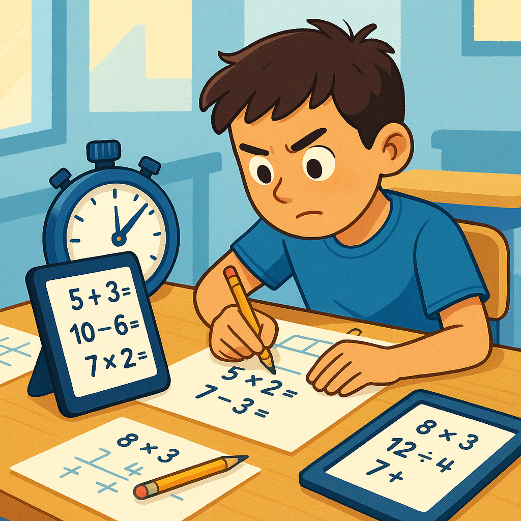 Math Timed Tests: Higher Performance and Building Self-confidence